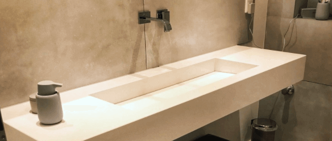 ¿POR QUÉ DISEÑAR UNA BACHA DE BAÑO CON MESADA INTEGRADA? | Vedek Revestimientos