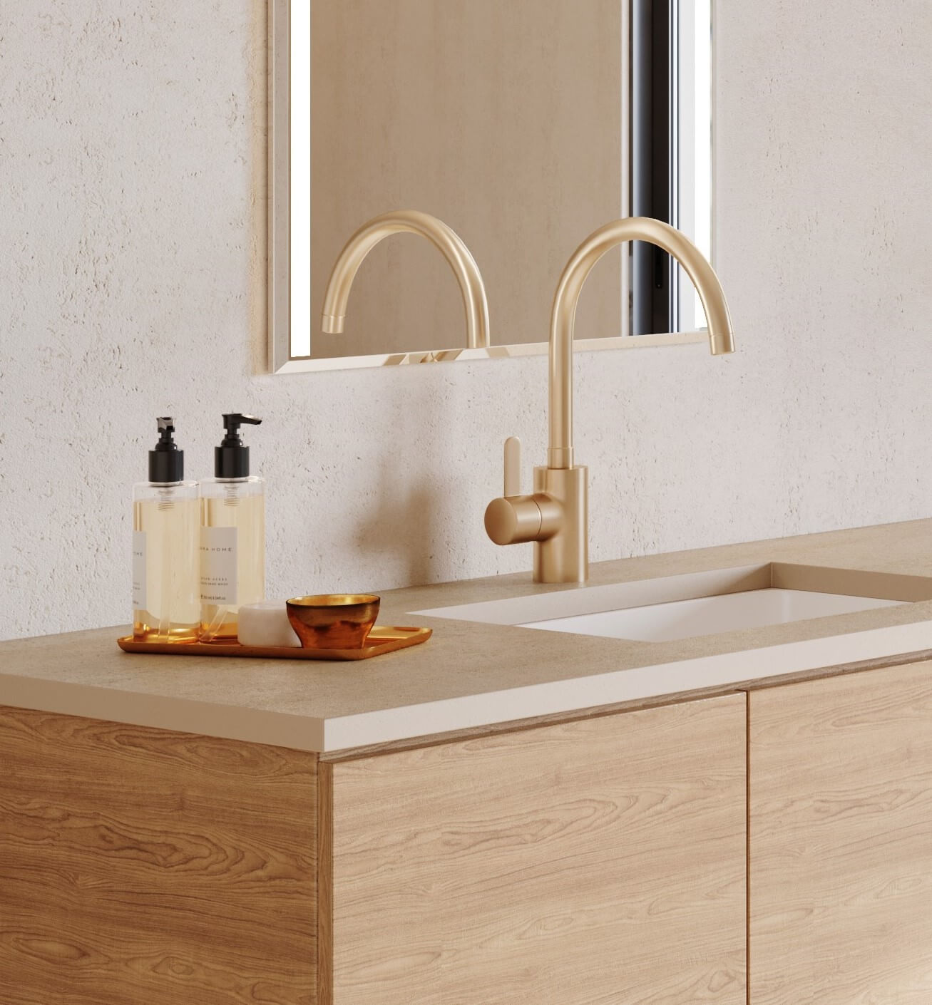 ¿Sabés cuáles son las superficies de piedra más populares para mesadas de baño? ¿Cuál elegirías para tu baño? | Vedek Revestimientos
