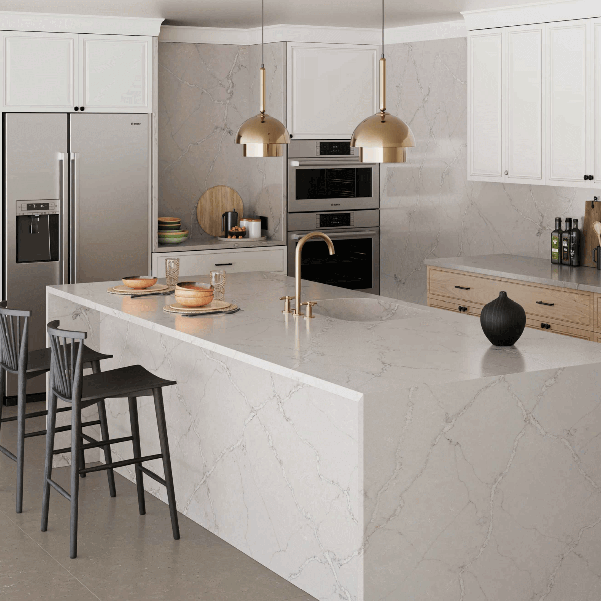 ✨ LAS SUPERFICIES QUE MARCARÁN TENDENCIA. LOS NUEVOS MODELOS DE CUARZO QUE ESTÁN TRANSFORMANDO COCINAS Y BAÑOS. | Vedek Revestimientos