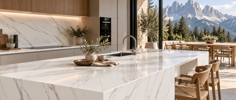 Dolomite: piedra sinterizada inspirada en las Dolomitas | Vedek Revestimientos