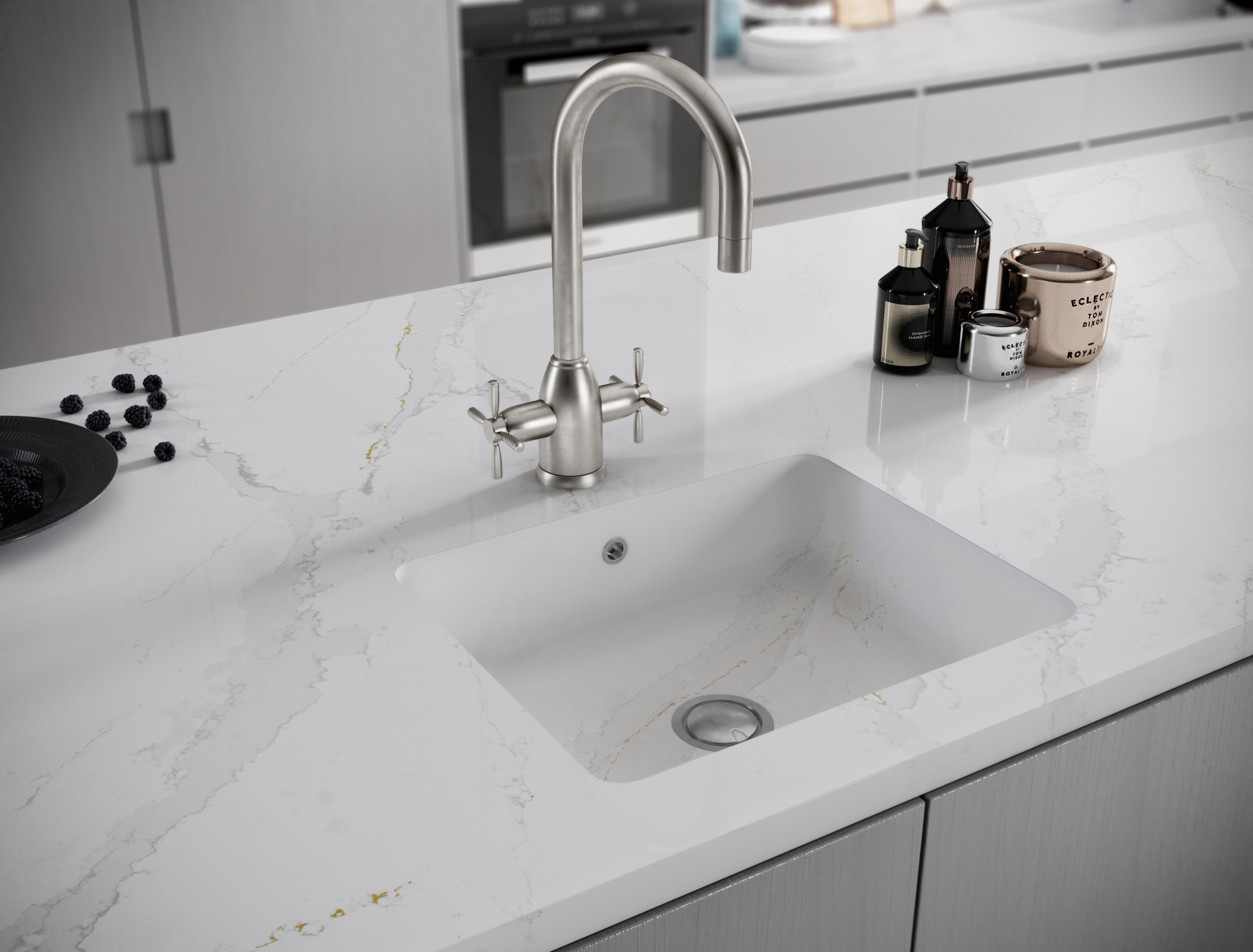 Mesada Calacatta Gold - Vedek Catálogo - Silestone 