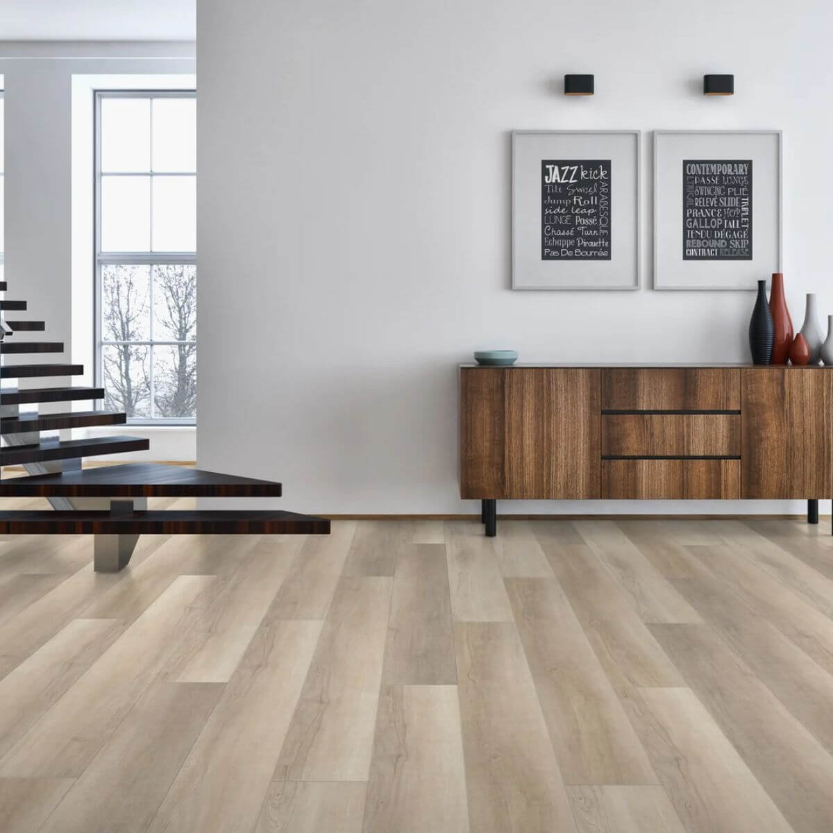 Piso Vinílico Símil Madera SPC Click Sandalwood 4mm | Vedek Revestimientos
