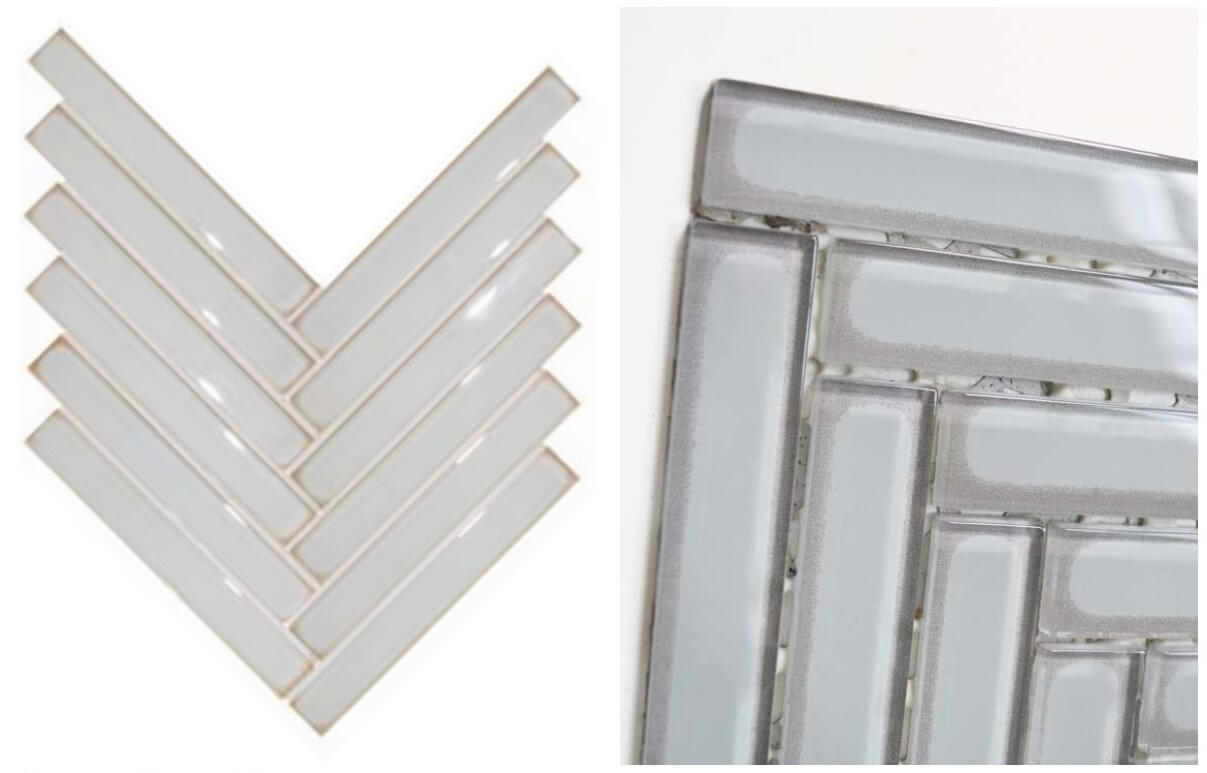 Mosaico Piú Bamboo Espiga Blanco 2X14,8 CM | Vedek Revestimientos