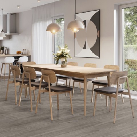 Porcelanato Símil Madera Riga Grey 20x120 cm