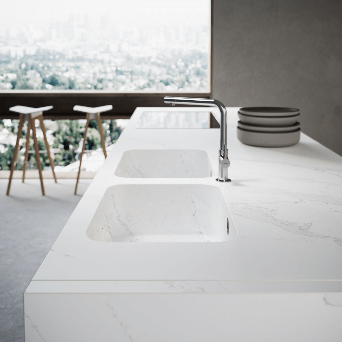 Calacatta Gold Silestone | Vedek Revestimientos