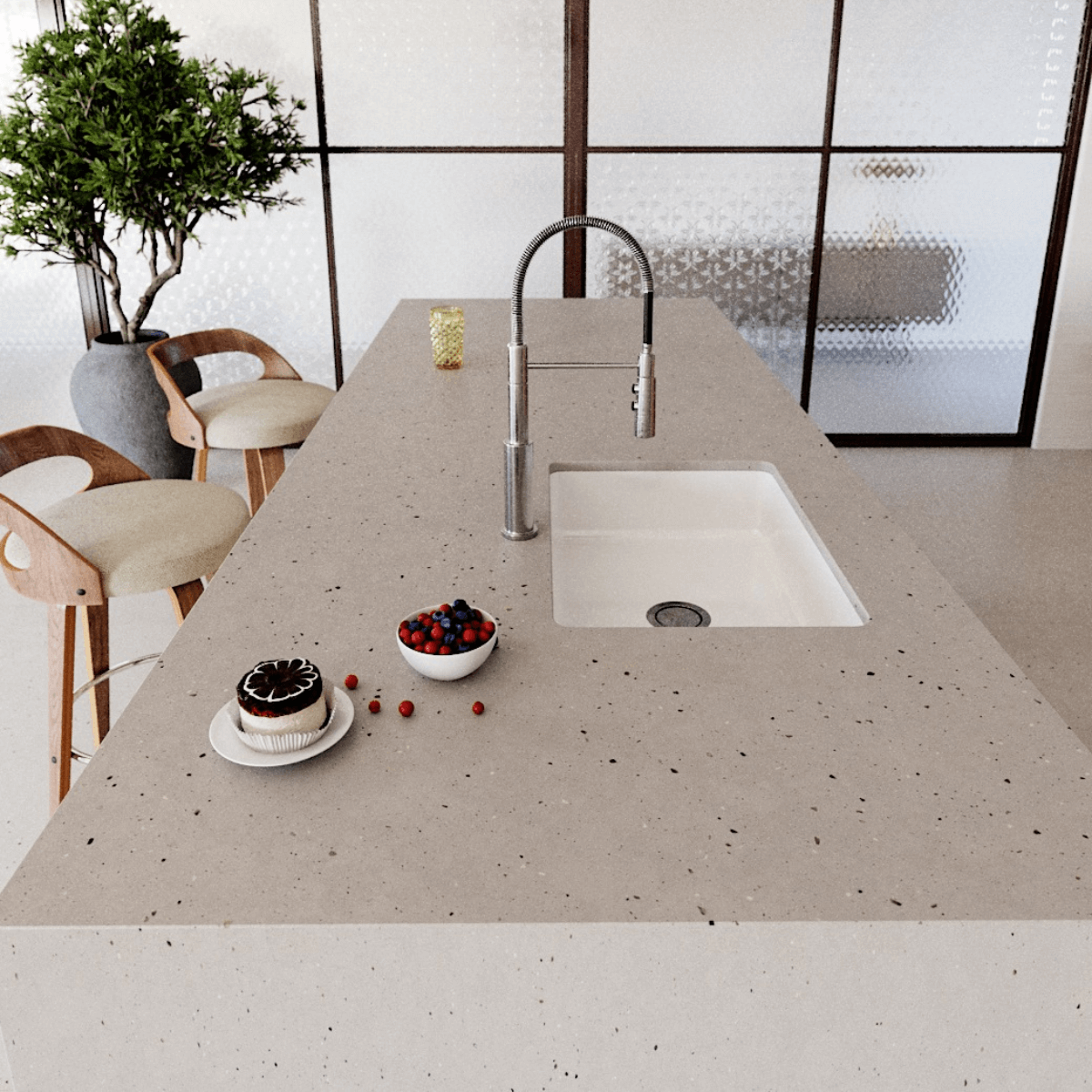 Concrete Pulse Silestone | Vedek Revestimientos
