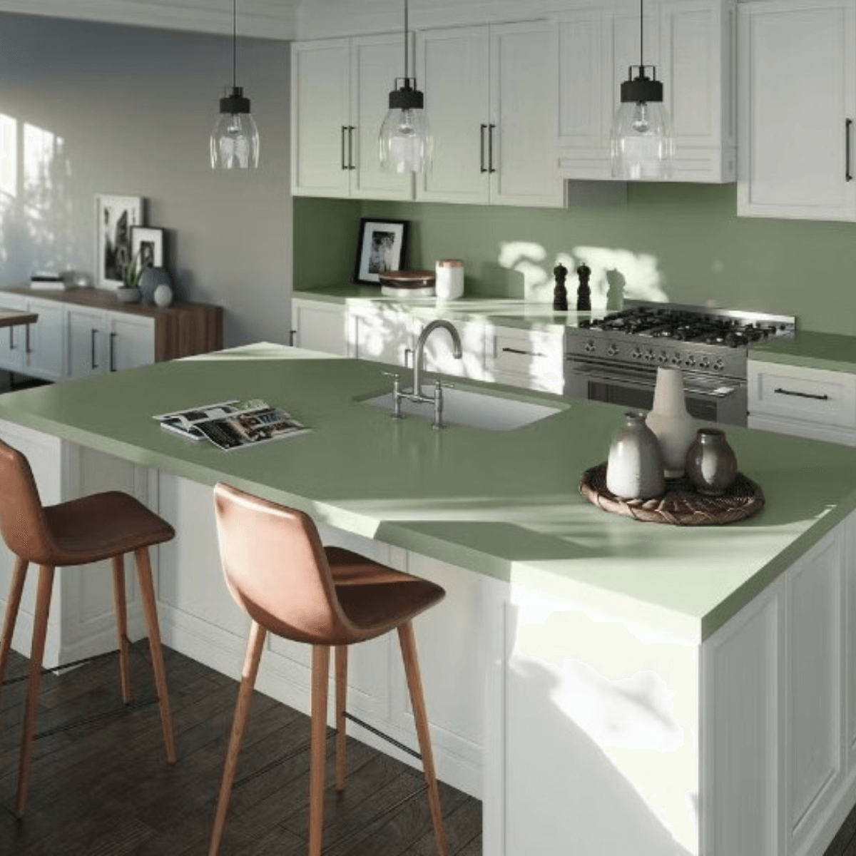 Posidonia Green Silestone | Vedek Revestimientos