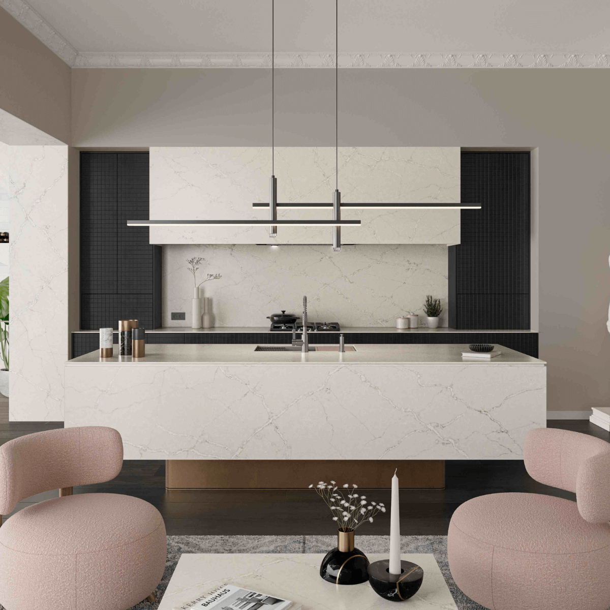 Victorian Silver Silestone | Vedek Revestimientos