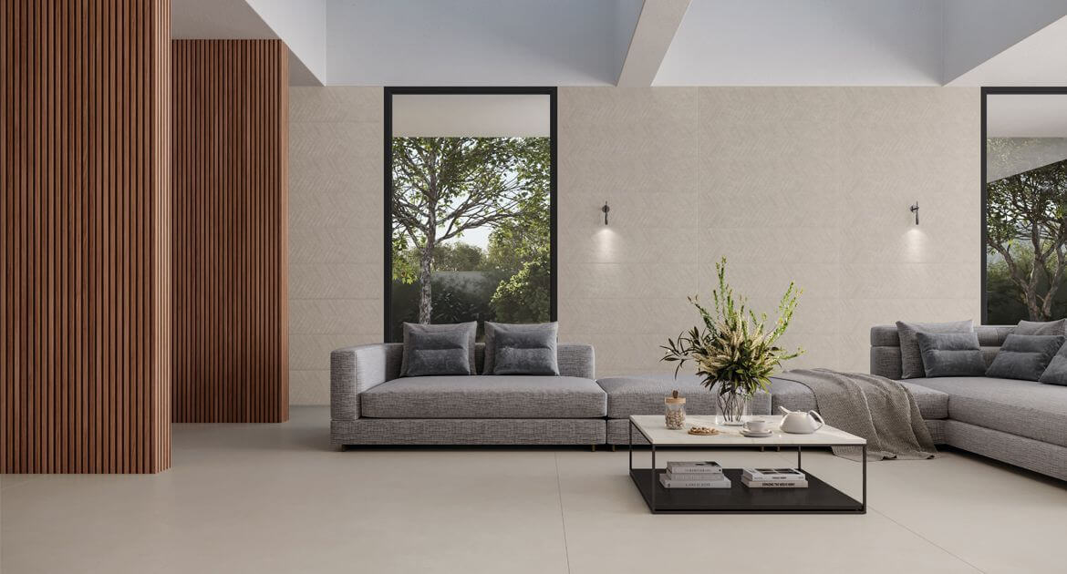 Porcelanato Simil Cemento York Be Nat 120x120 cm | Vedek Revestimientos