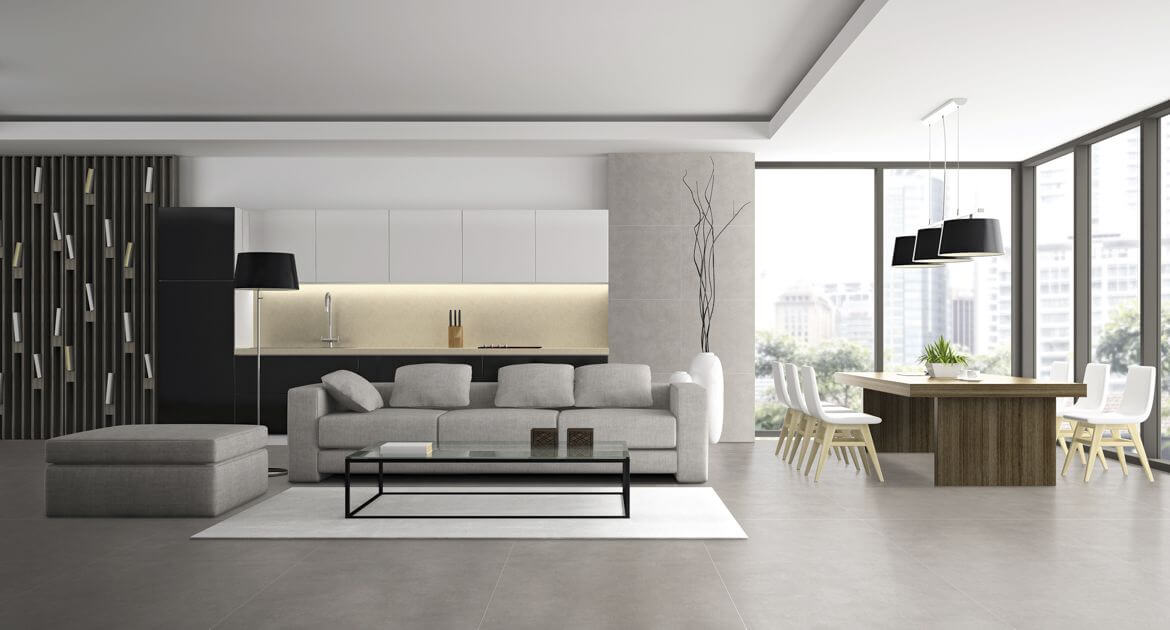 Porcelanato Simil Cemento York SGR Nat 120x120 cm | Vedek Revestimientos