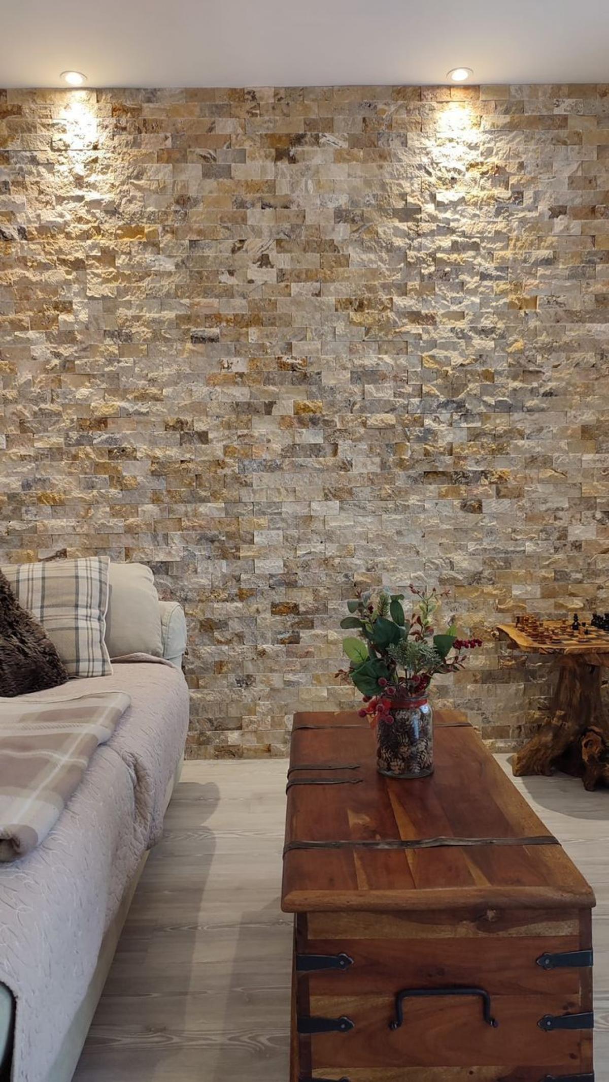 Piedra Murete Marmol Travertino - Scabass | Vedek Revestimientos