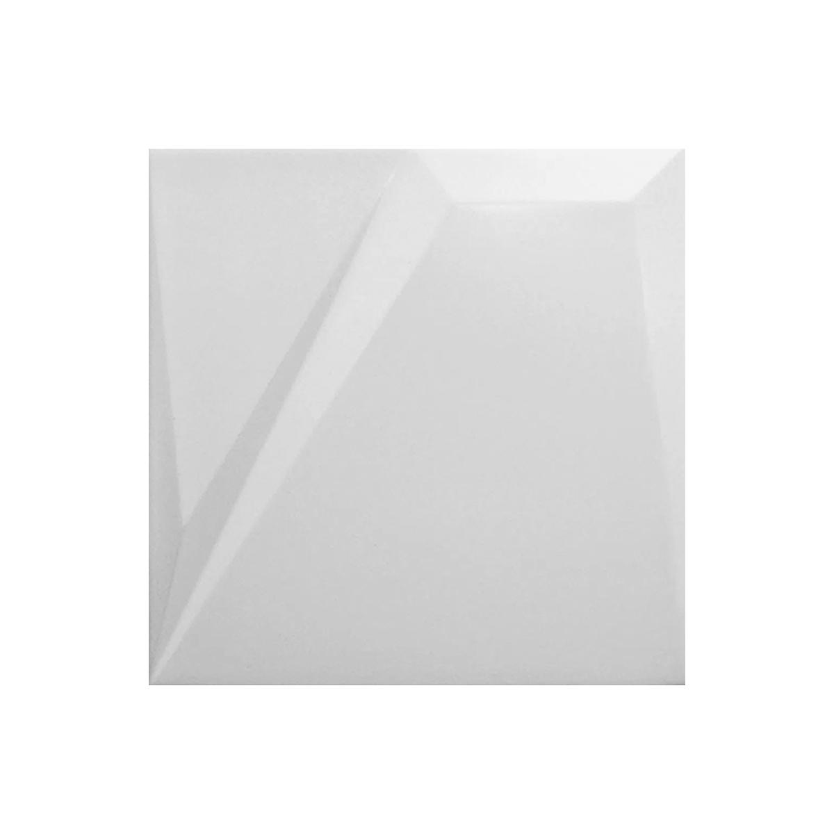 Cerámica Blanca Mate con Relieve 20x20 cm | Vedek Revestimientos