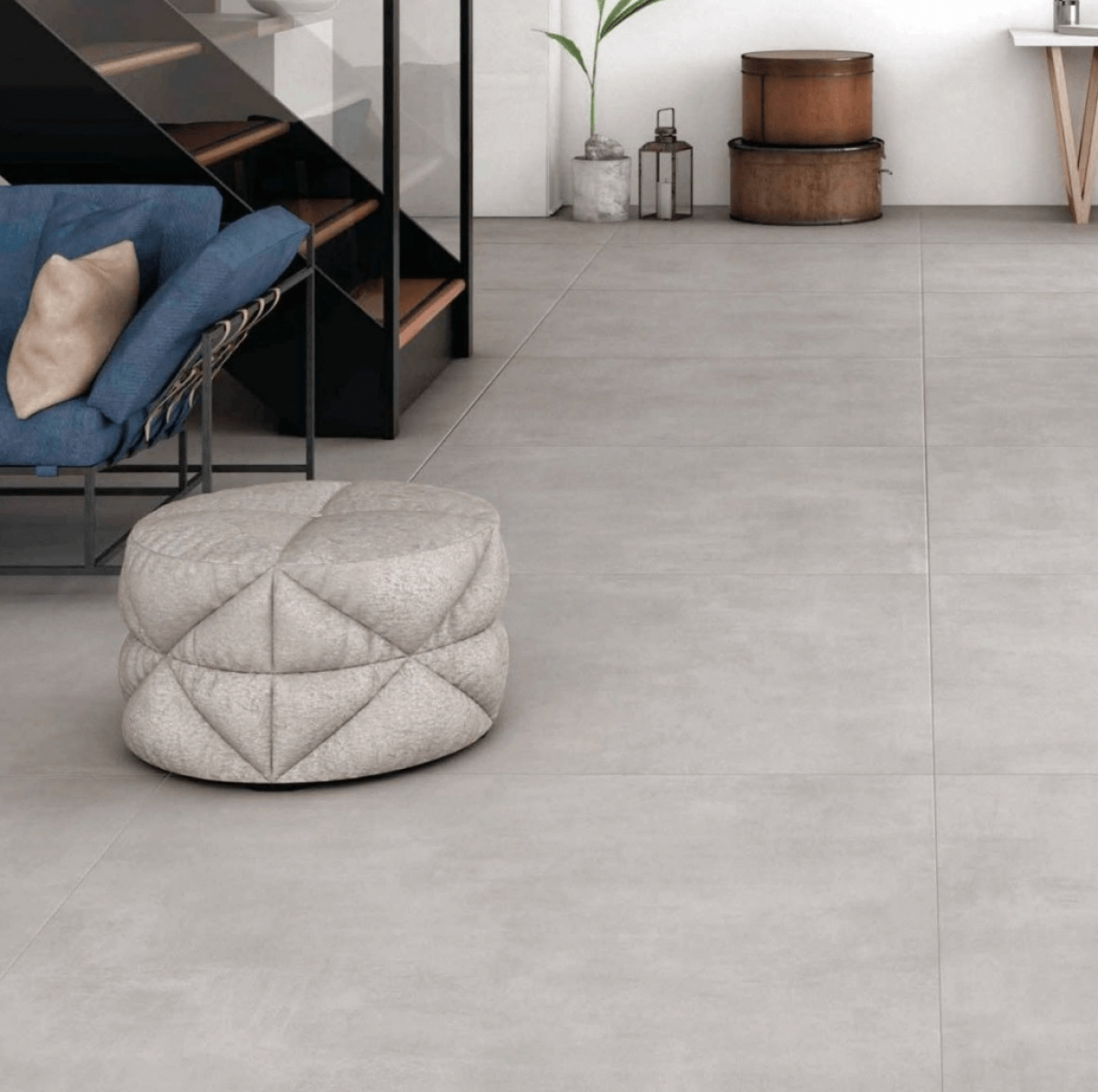 Porcelanato Simil Cemento York SGR Nat 120x120 cm | Vedek Revestimientos