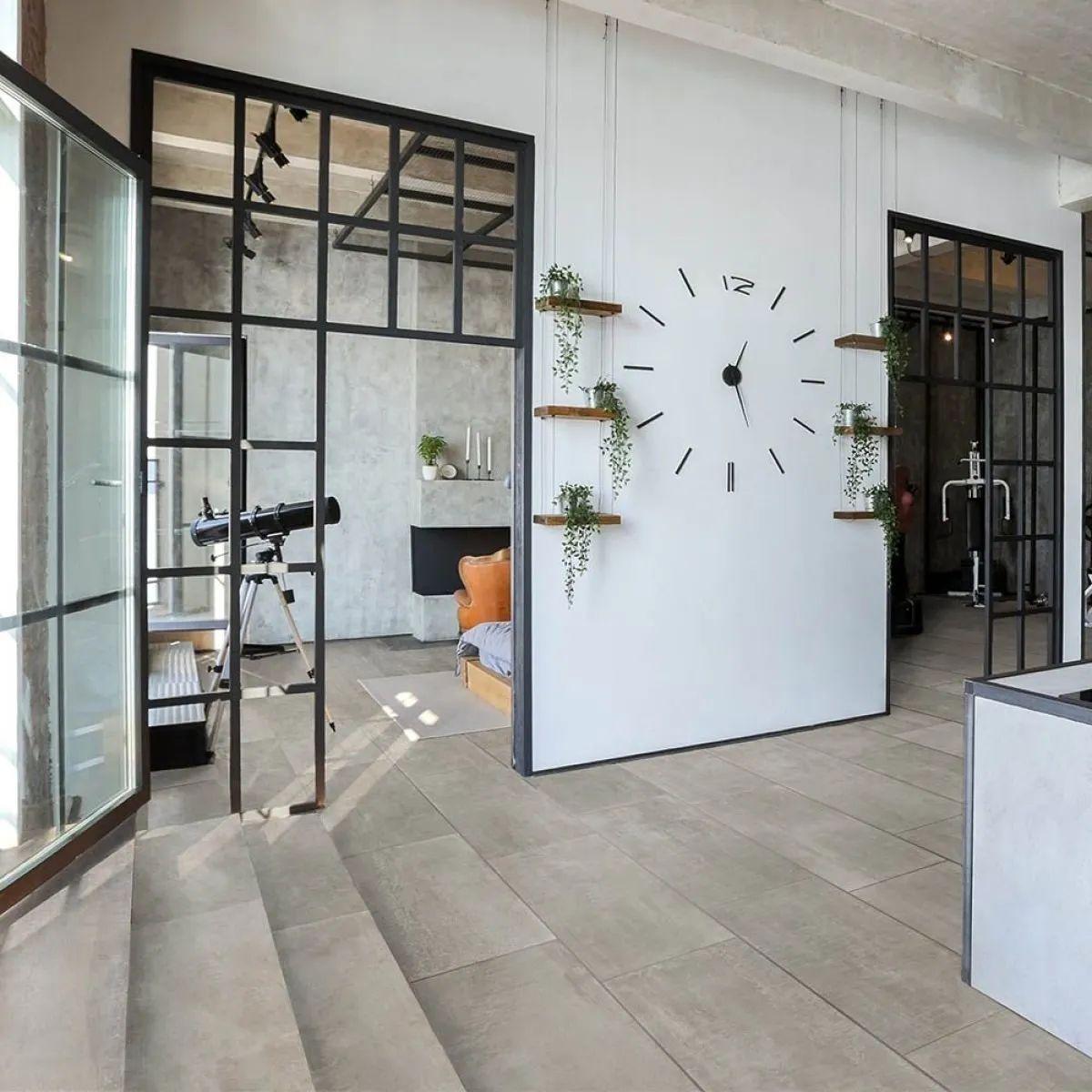 Porcelanato Símil Cemento Concreto 40X160 cm - Cerro Negro | Vedek Revestimientos