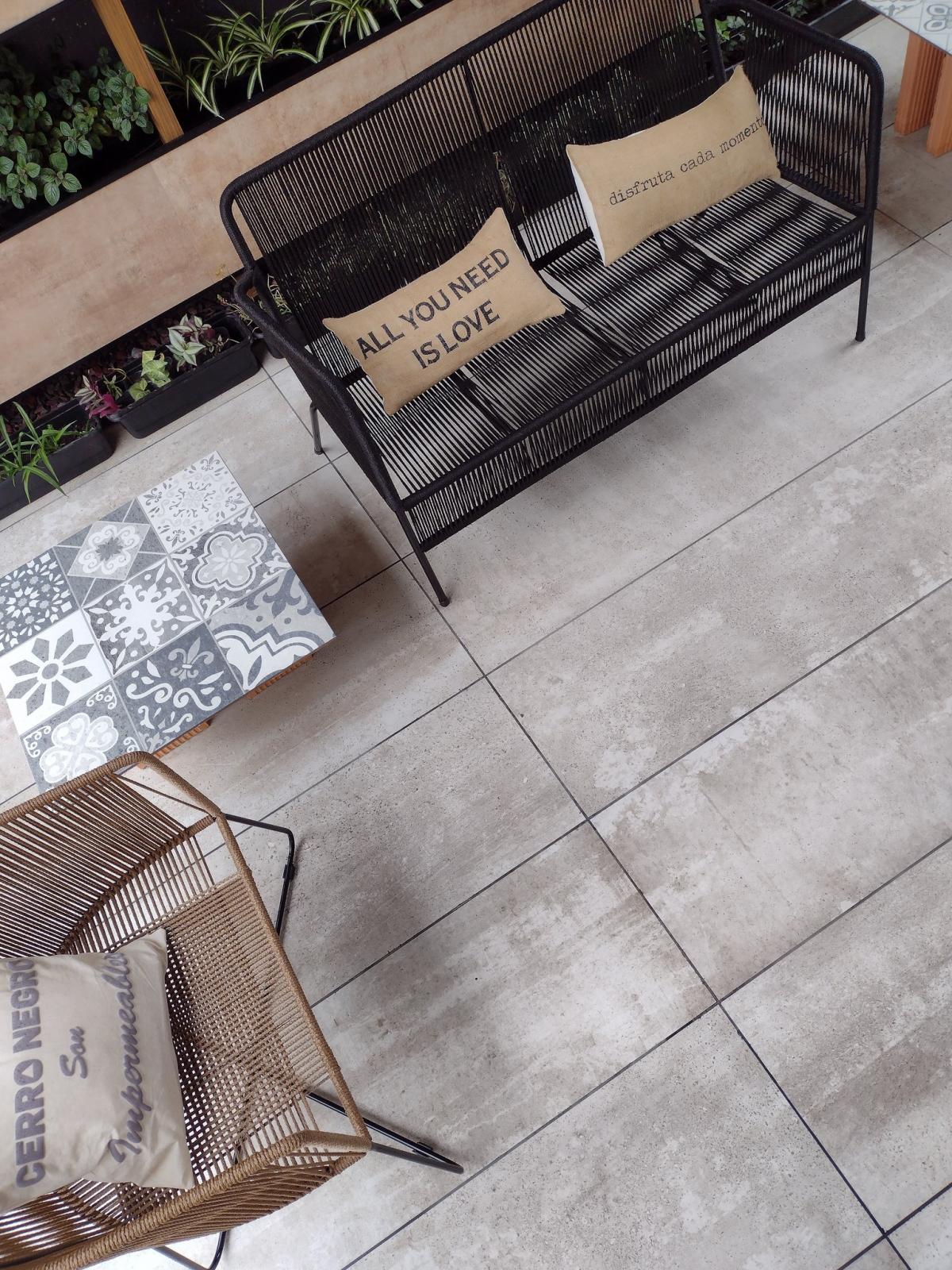 Porcelanato Símil Cemento Concreto 40X160 cm - Cerro Negro | Vedek Revestimientos