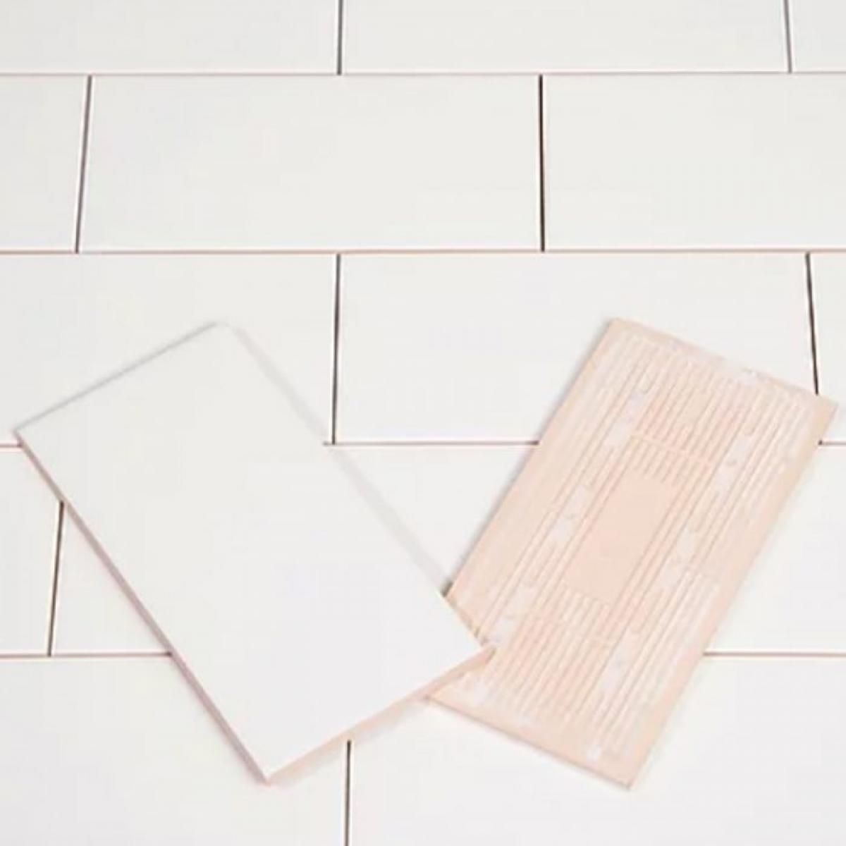 Azulejo Subway Blanco Liso 7,5x15 cm | Vedek Revestimientos