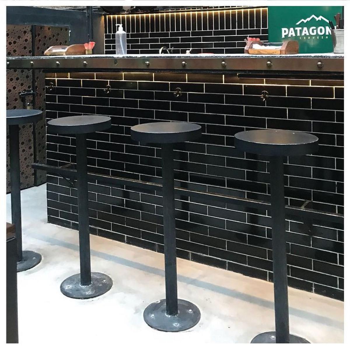 Cerámica Finlandia Preto Negro 5X21 CM | Vedek Revestimientos