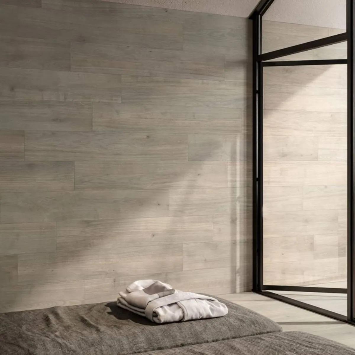 Porcelanato Símil Madera Cleveland Taupe 23,3x120 cm | Vedek Revestimientos
