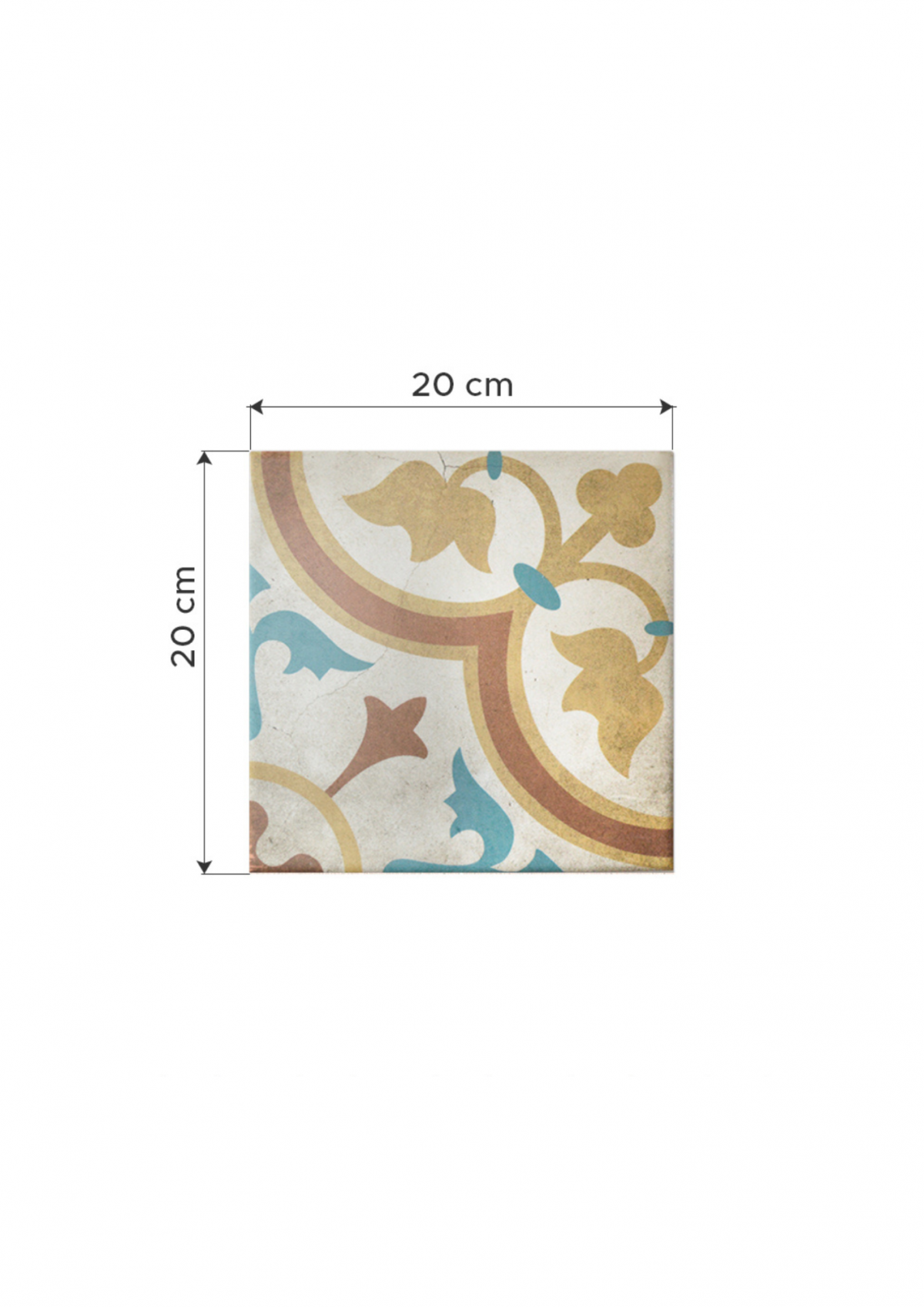 Porcelanato Piú Simil Calcáreo Cartagena 20X20 CM | Vedek Revestimientos