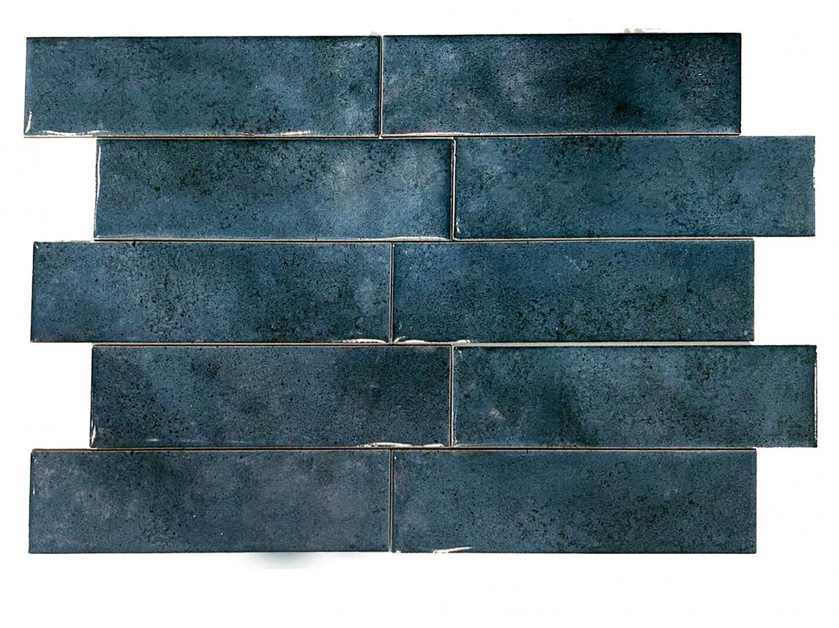 Cerámica Aquarela Petróleo Ceral 7,5X25 CM | Vedek Revestimientos