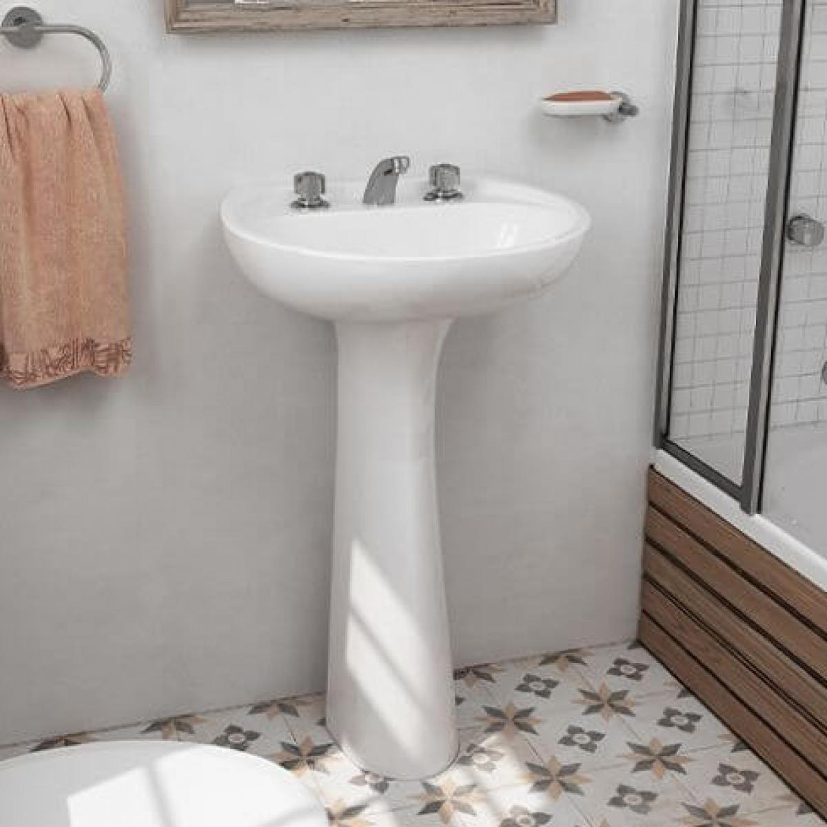 Ferrum Columna Lavatorio Andina | Vedek Revestimientos