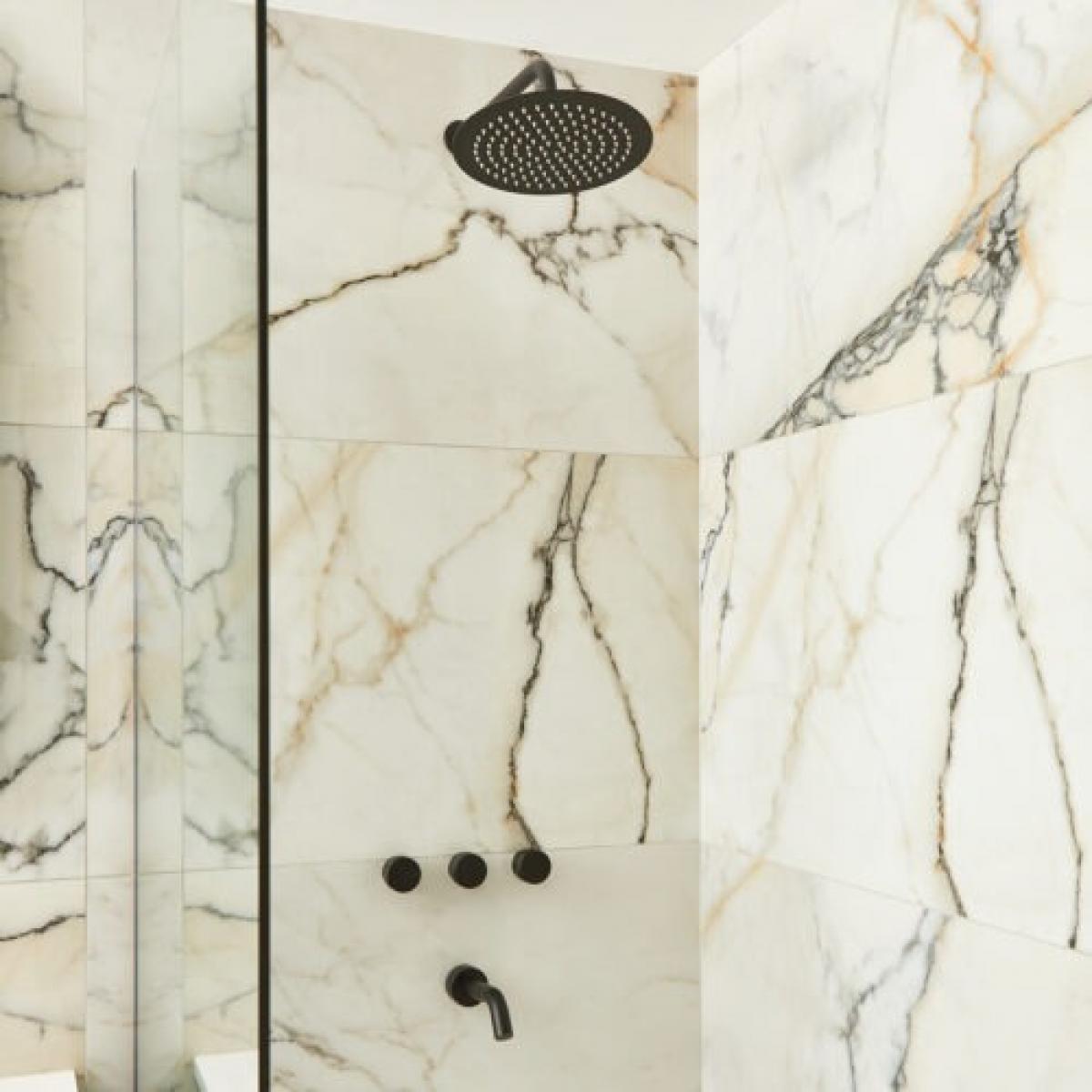 Grifería Peirano  para Ducha Fabric Negro Mate | Vedek Revestimientos