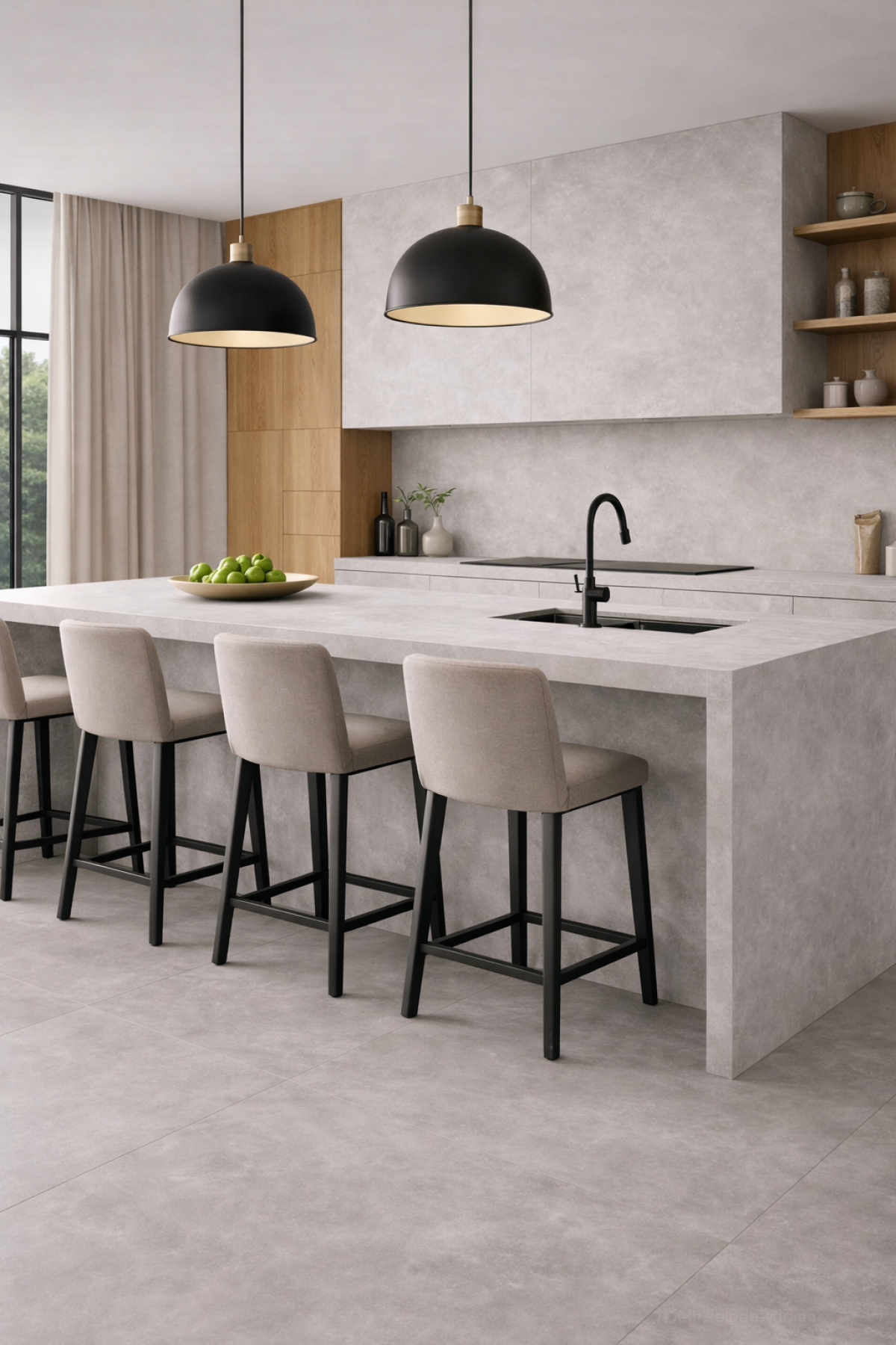 Cement Light Grey - Piedra Sinterizada Vedek | Vedek Revestimientos