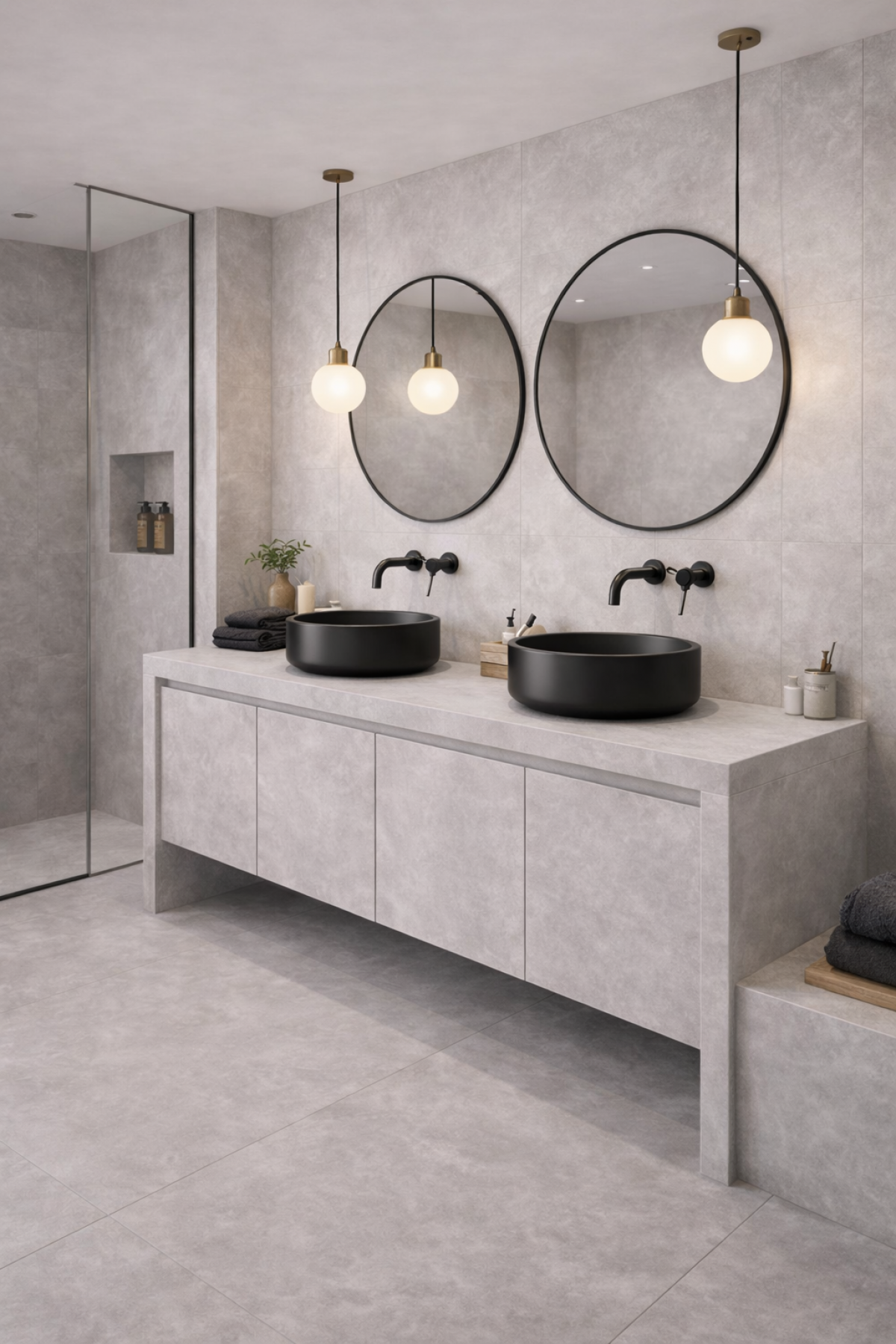 Cement Light Grey - Piedra Sinterizada Vedek | Vedek Revestimientos