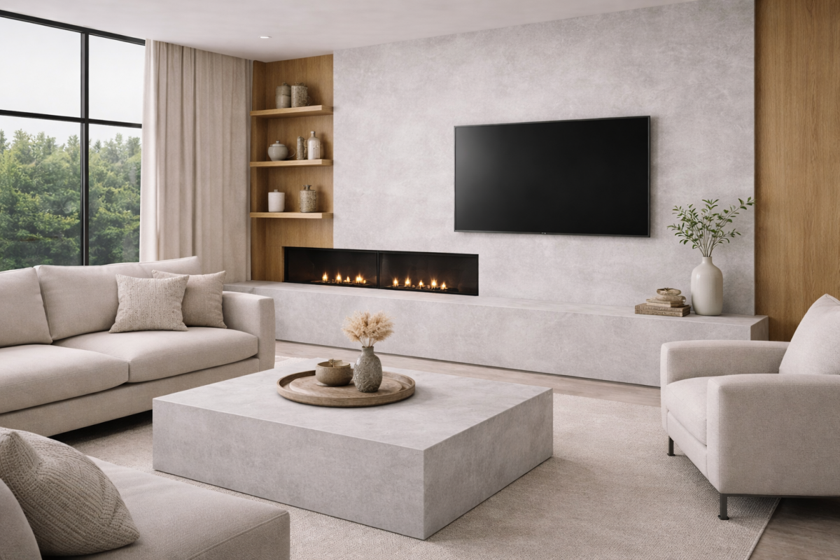 Cement Light Grey - Piedra Sinterizada Vedek | Vedek Revestimientos