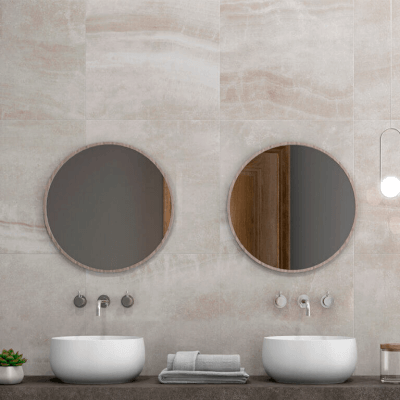 Porcelanato Símil Mármol Botticino Pulido RC 60X60 cm | Vedek Revestimientos
