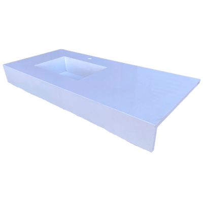 Bacha a medida Blanco Puro VDK 1,00X0.50 CMS | Vedek Revestimientos