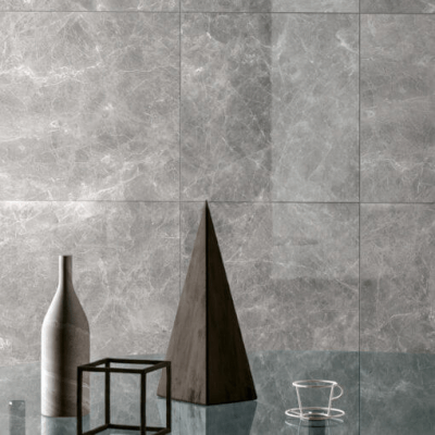 Porcelanato Símil Mármol Onix Gris RC 60x60cm