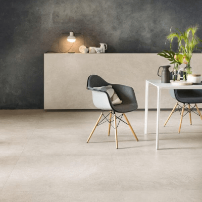 Porcelanato Simil Cemento Ark White 120x60 cm | Vedek Revestimientos