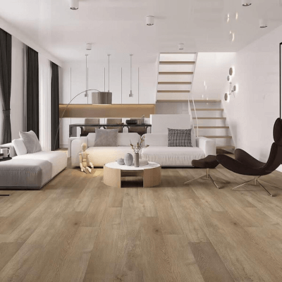 Piso Vinílico Símil Madera SPC Click Roble Treviso 5mm con manta | Vedek Revestimientos