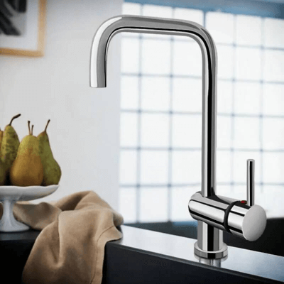 Griferia Peirano Marbella monocomando para cocina Pico Cuadrado | Vedek Revestimientos