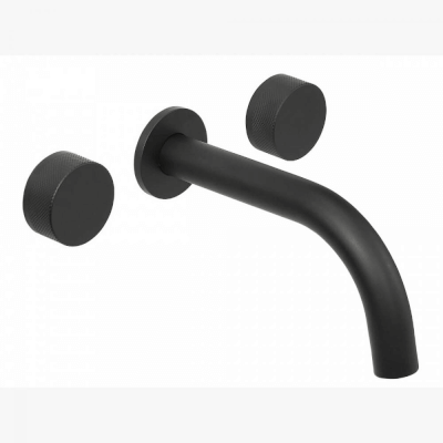 Griferia Peirano Lavatorio de Pared  Fabric Black | Vedek Revestimientos