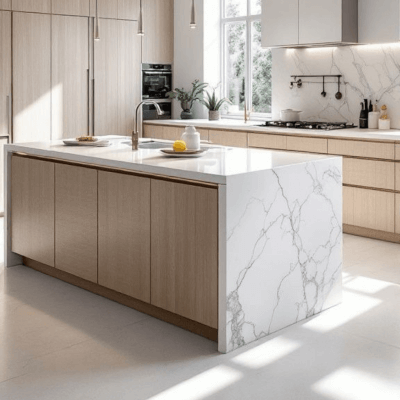 Calacatta Vedek Quartz | Vedek Revestimientos