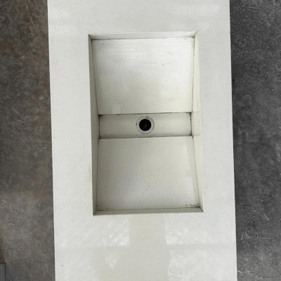 Bacha Blanco Intermedio VDK 0,9x0,5 | Vedek Revestimientos