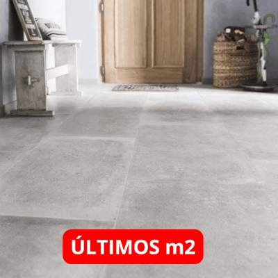 Porcelanato Símil Cemento Malba Tiza 58x117 cm-Cerro Negro | Vedek Revestimientos